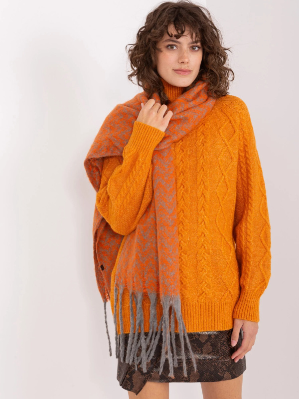 Šála AT SZ 23125.75 světle oranžová jedna velikost