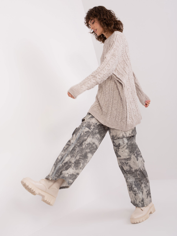 Jumper BA SW 8010 1.37X béžová jedna velikost