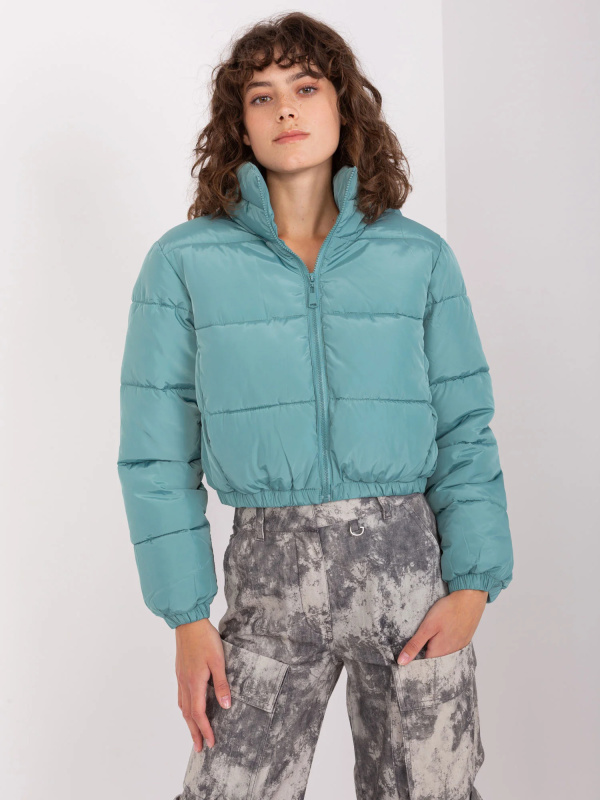 NM KR P21 7930 plášť.15 tyrkysová M