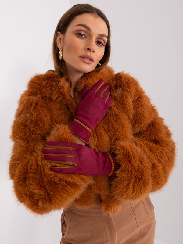 Rukavice AT RK 238601.25P kaštanová S/M