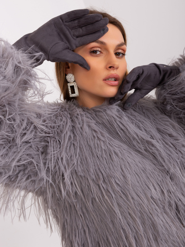 Rukavice AT RK 239507.94P tmavě šedá S/M