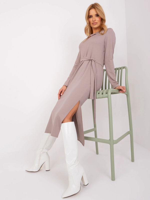 LK SK 509447 šaty.75P tmavě lila S/M