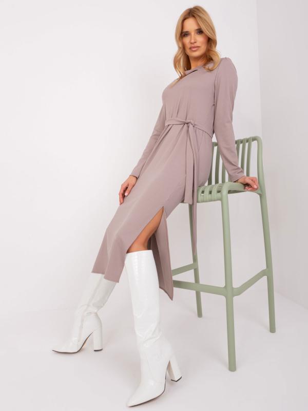 LK SK 509447 šaty.75P tmavě lila S/M