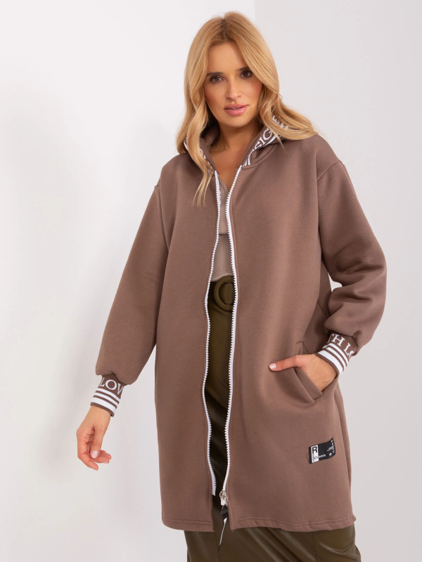 Mikina RV BL 9225.96P hnědá S/M