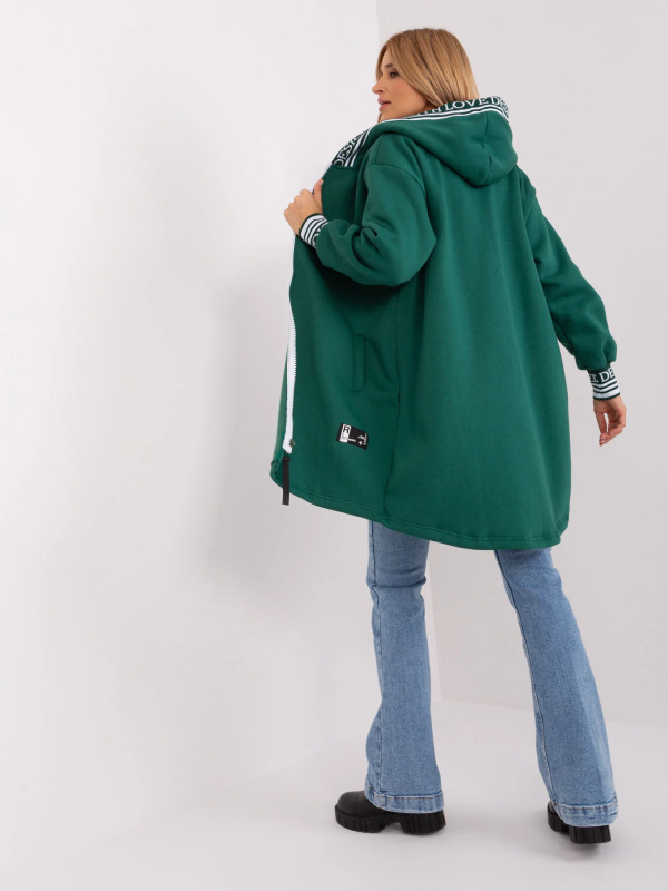 Mikina RV BL 9225.96P tmavě zelená L/XL