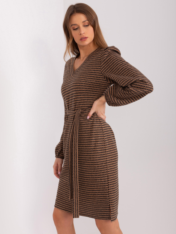 LK SK 509474 šaty.50P velbloud L/XL