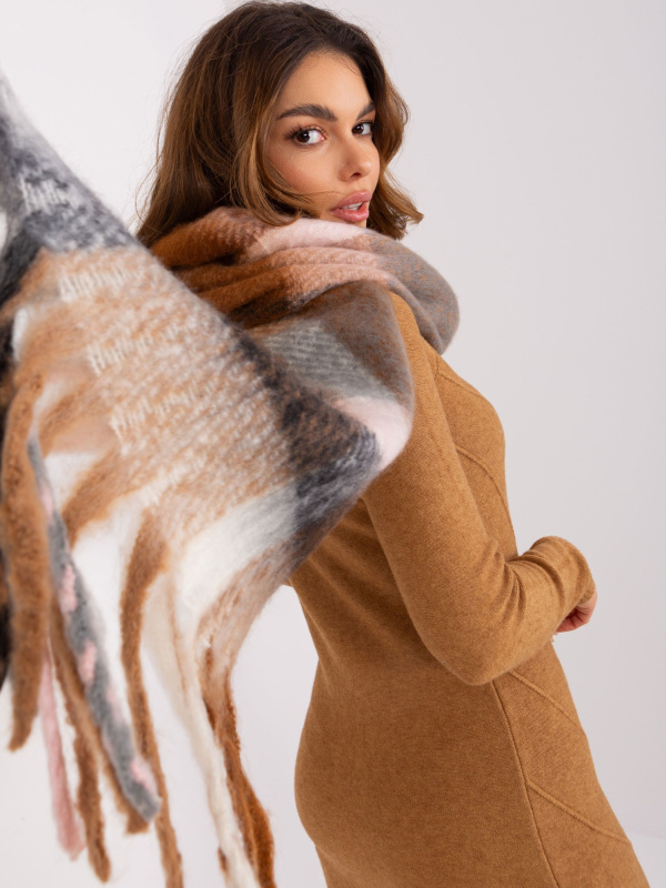 Šátek AT SZ 2313.31 světle hnědá jedna velikost