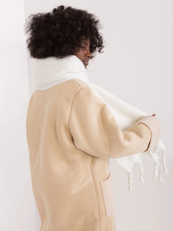 Wool Fashion Italia Šála -AT-SZ-2313502.63P Barva: Bílá, Velikost: UNI