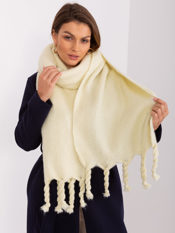 Wool Fashion Italia Šála -AT-SZ-2313502.63P Barva: Bílá, Velikost: UNI
