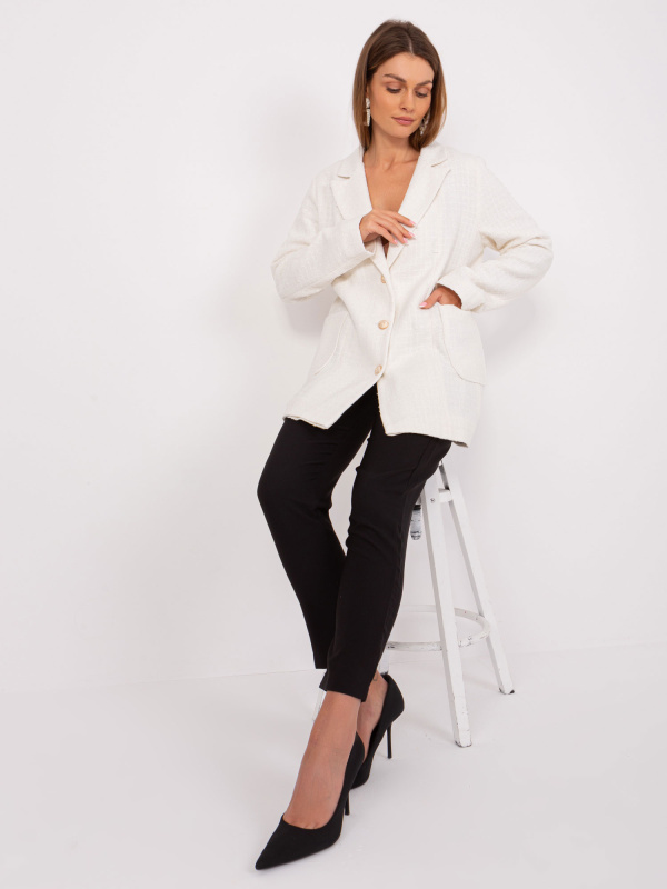 Kabát LK EN 509410.36P ecru S/M