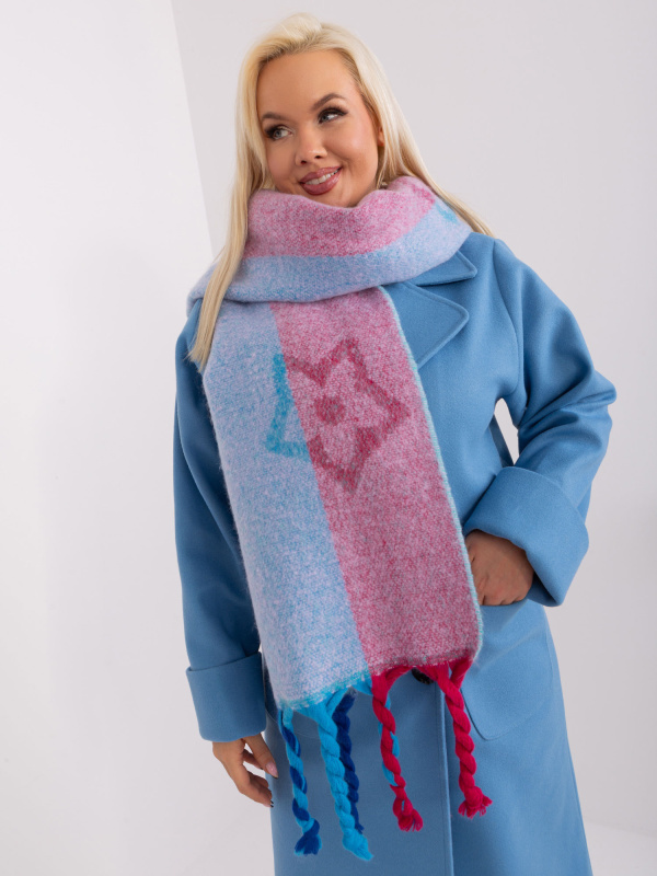 Wool Fashion Italia Šála AT-SZ-2316.79 Barva: Oranžová, Velikost: UNI