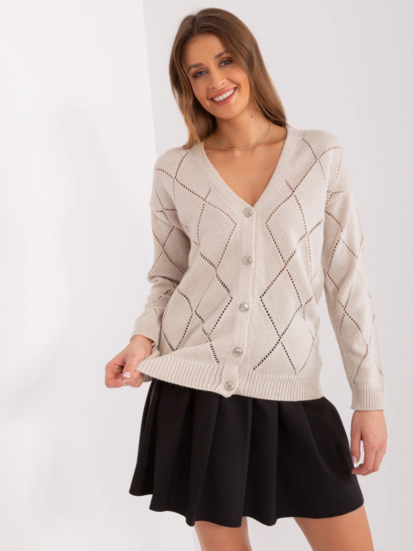 Svetr LC-SW-A10-1.23X RUE PARIS Barva: Béžová, Velikost: UNI