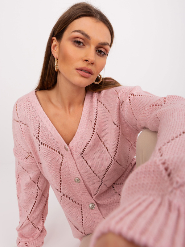 Svetr LC-SW-A10-1.23X RUE PARIS Barva: Růžová - světle, Velikost: UNI