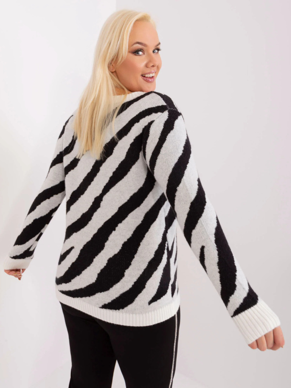 PM SW PM785 jumper.23X bílá a černá XXL/XXXL