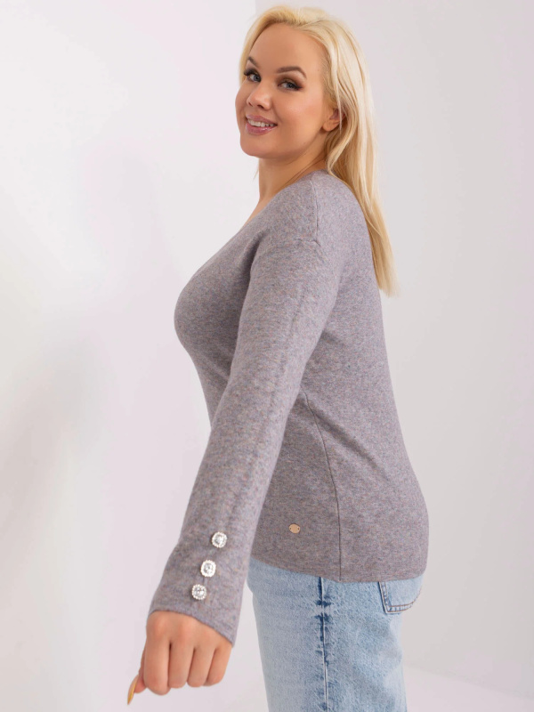 PM SW PM1020 Svetr.12P tmavě šedá XL/XXL