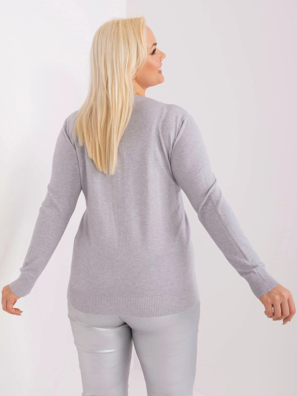PM SW PM 3007+1 jumper.18 šedá XL/XXL