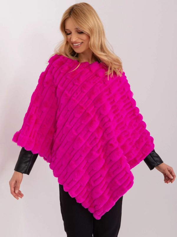 Poncho AT PN 2347.16 fuchsií jedna velikost