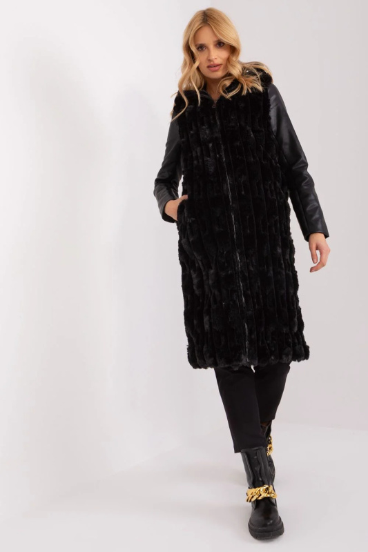 Wool Fashion Italia Vesta-AT-KZ-2368-1.13 Barva: Černá, Velikost: L/XL