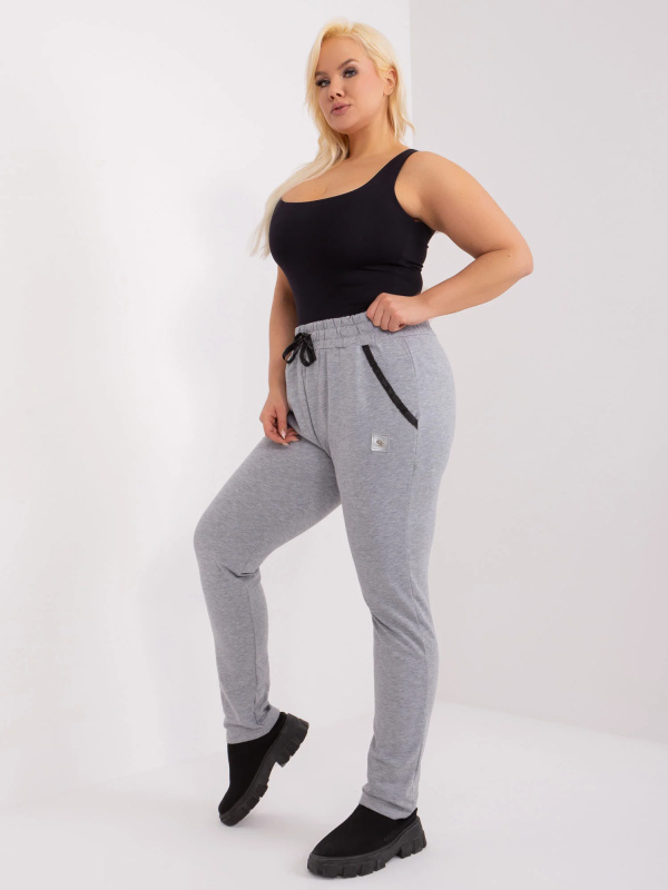 Tepláky RV DR 6736.58 šedá 3XL