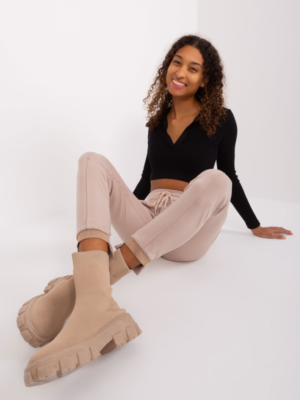 Tepláky RV DR 8517.16 béžová XL