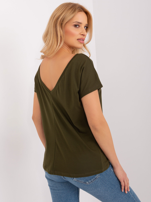 Tričko RV-TS-4662.22 BASIC FEEL GOOD Barva: Zelená, Velikost: S