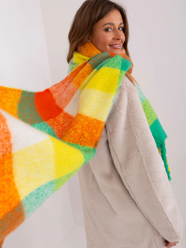 Wool Fashion Italia Šála -AT-SZ-2313501.97 Barva: Zelená - světle, Velikost: UNI