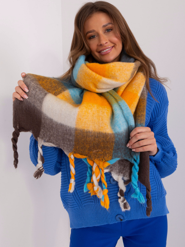 Wool Fashion Italia Šála -AT-SZ-2313501.97 Barva: Zelená - světle, Velikost: UNI