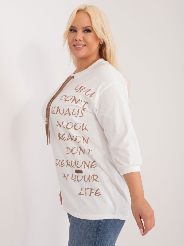 Halenka RV BZ 9450.36 bílo-hnědá jedna velikost