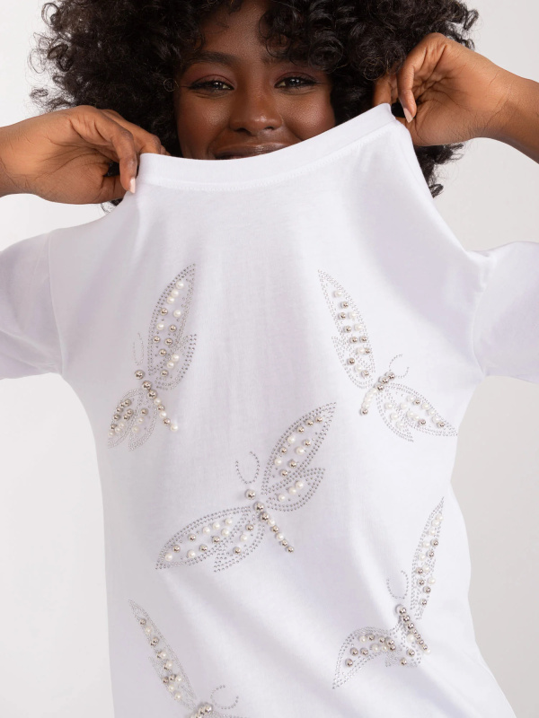 Tričko PM-TS-7674.49 MINT Barva: Bílá, Velikost: L