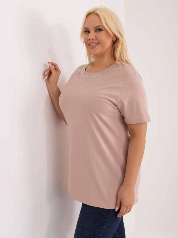 Blůza PM BZ GW2380.54 béžová 2XL