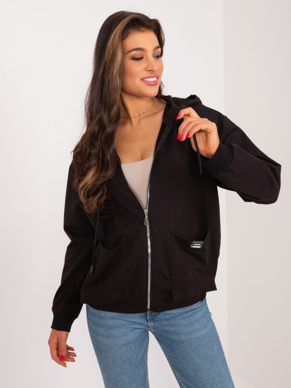 Mikina RV BL 9136.06 černá S/M