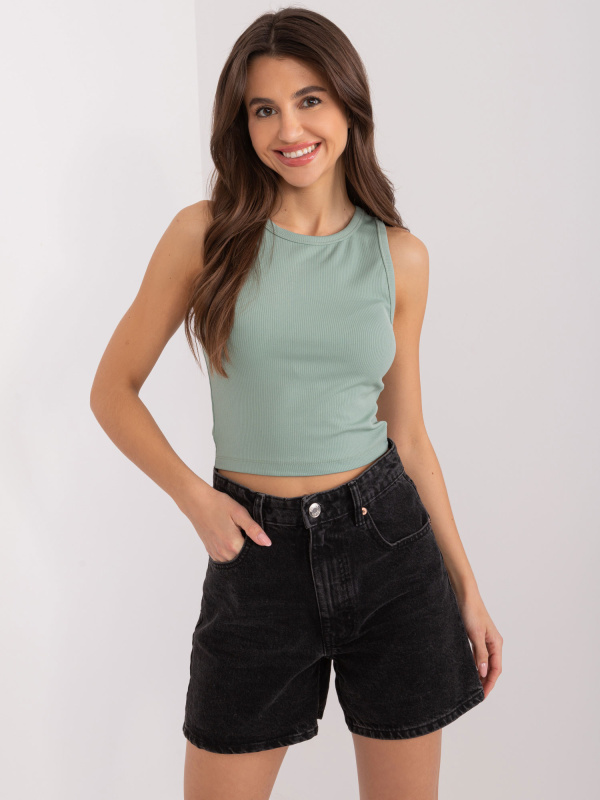 Your Red Lips Top-EM-TP-780.66 Barva: Zelená, Velikost: UNI