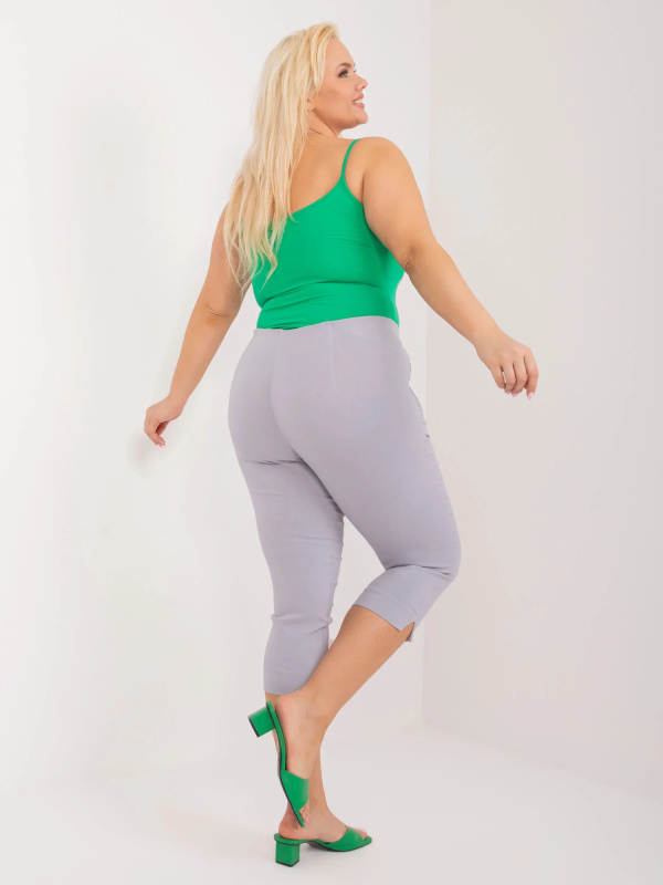 Kalhoty AT-SP-1863.83 New Fashion Barva: Šedá - světle, Velikost: 42