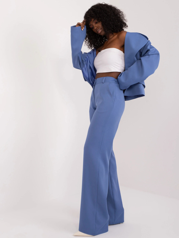 Kalhoty LK SP 509579.22 šedomodrá 38