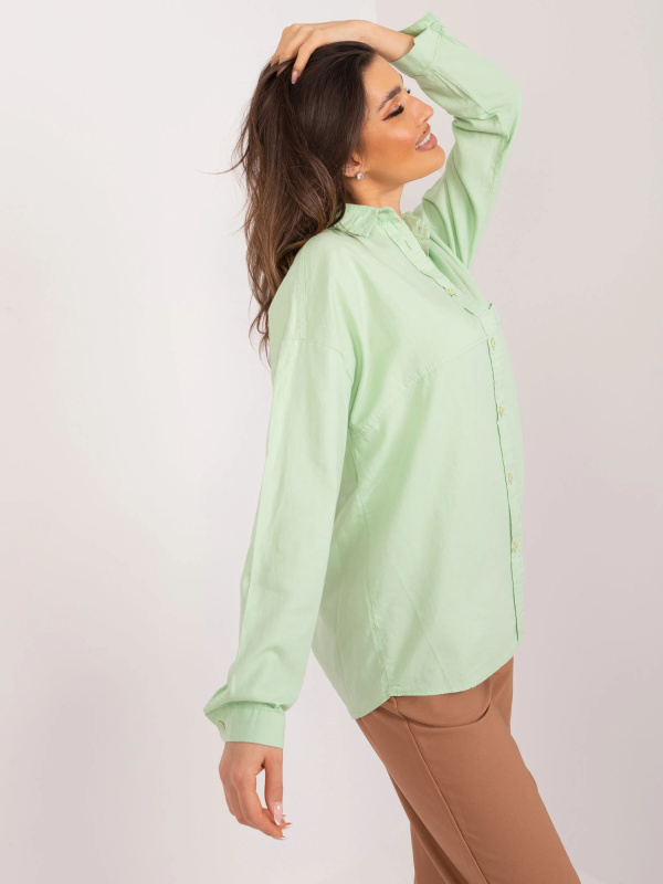 Halenka BP-KS-1019.73 BY POMMES LIFE Barva: Zelená, Velikost: M