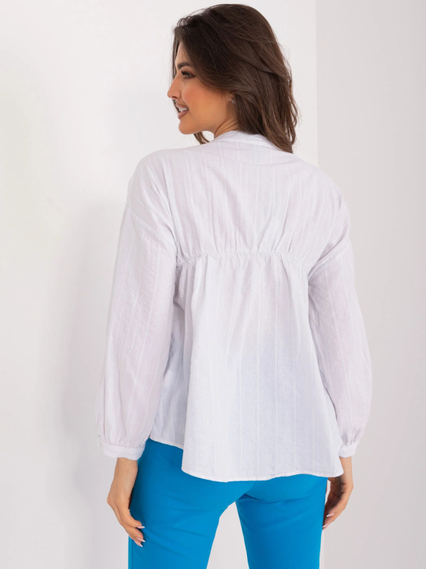 Halenka BP-KS-1142.21 BY POMMES LIFE Barva: Bílá, Velikost: L