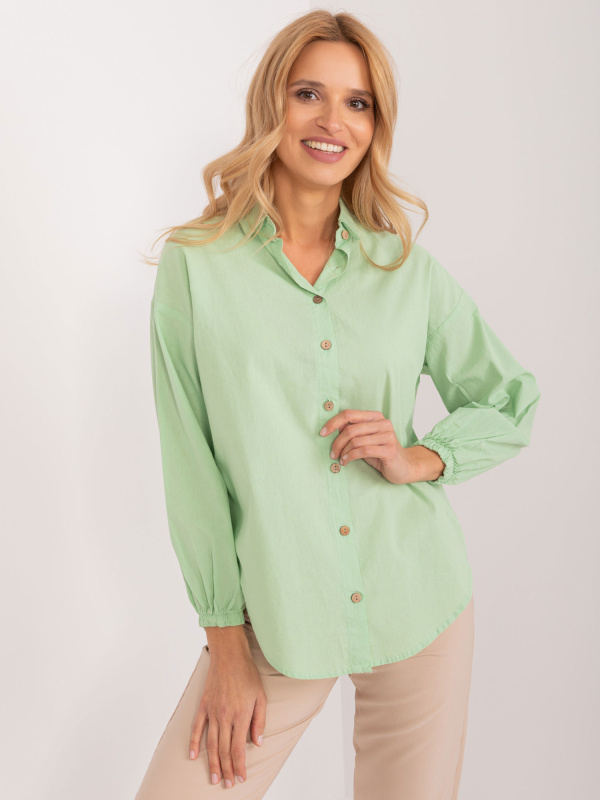 Košile BP-KS-1130.10X BY POMMES LIFE Barva: Zelená, Velikost: XL