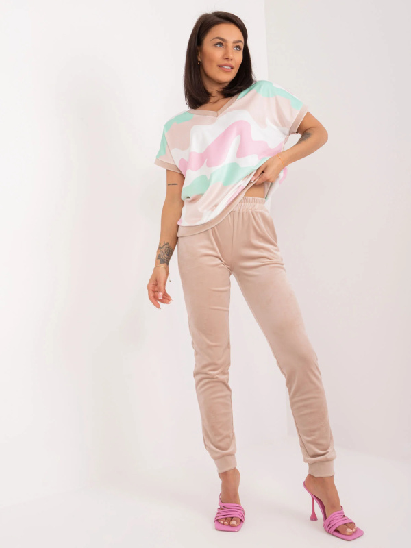 Sada WN KMPL 8280.73 béžová a bílá M