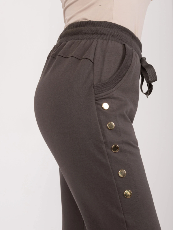 Tepláky RV DR 7887.97 tmavá khaki M