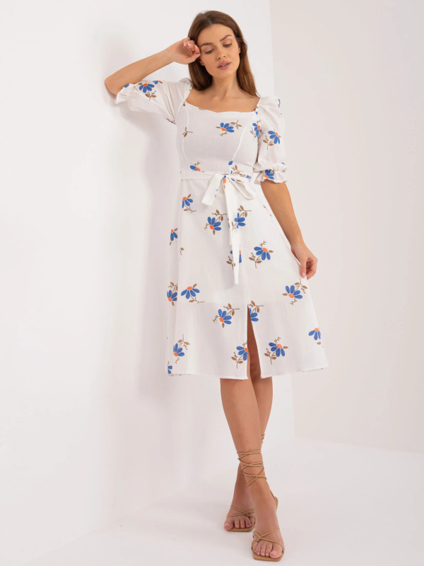 Šaty LK SK 508964 3.95 bílá a modrá 38