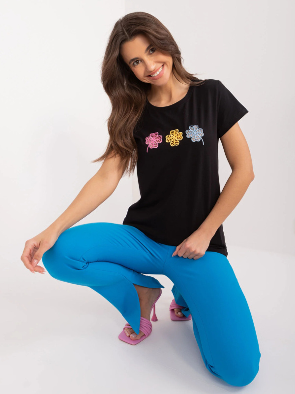 BASIC FEEL GOOD Trička -RV-TS-9666.05X Barva: Černá, Velikost: L/XL
