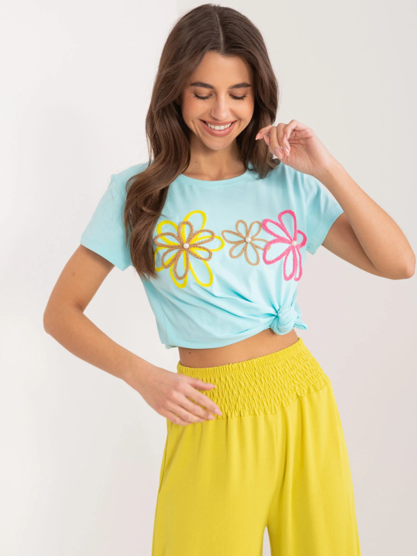 BASIC FEEL GOOD Triko -RV-TS-9648.98 Barva: Zelená, Velikost: L/XL