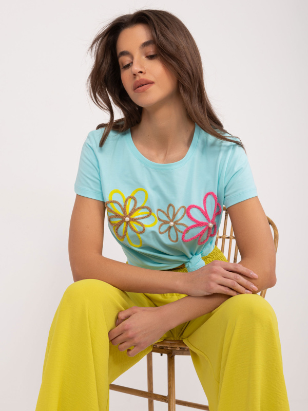BASIC FEEL GOOD Triko -RV-TS-9648.98 Barva: Zelená, Velikost: L/XL