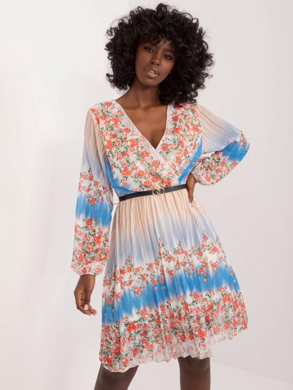 Šaty DHJ-SK-10201-1.85 ITALY MODA Barva: Fialová, Velikost: UNI