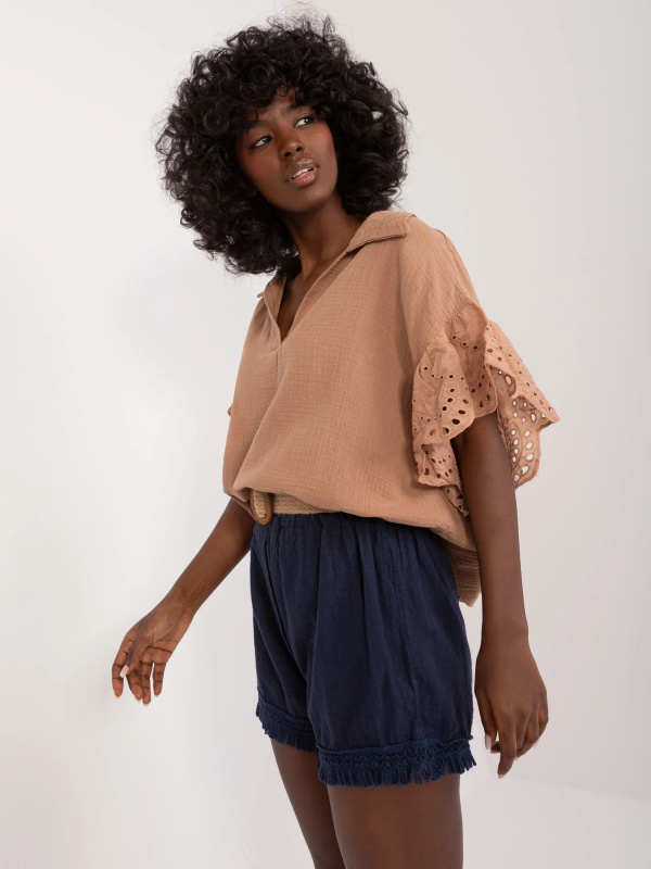 Dámské kraťase DHJ-SN-5536.34X ITALY MODA Barva: Modrá, Velikost: UNI