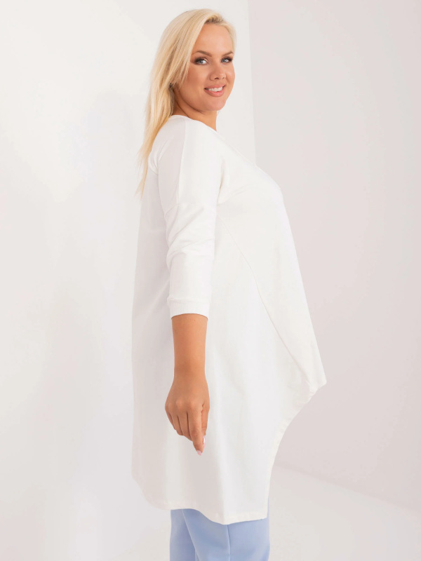 Tunika Plus size RV-TU-9089.87 RELEVANCE Barva: Tělová, Velikost: UNI