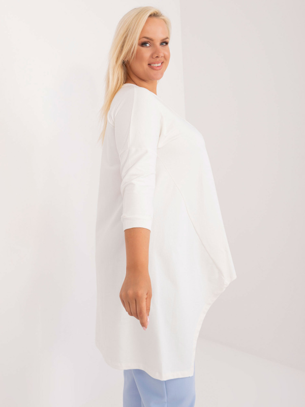 Tunika Plus size RV-TU-9089.87 RELEVANCE Barva: Tělová, Velikost: UNI