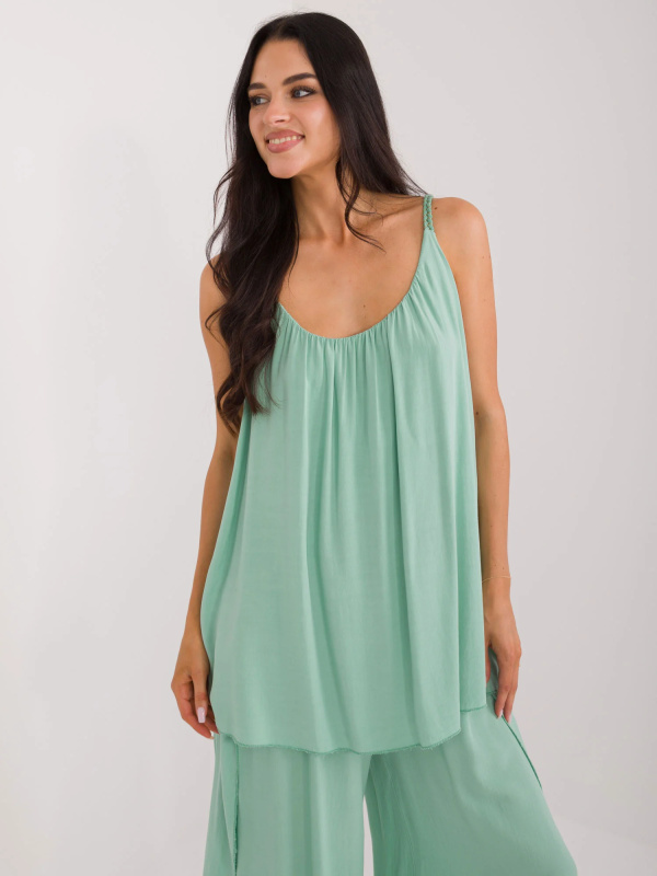 Och Bella Top-TW-TP-BI-3025.13 Barva: Zelená, Velikost: XL