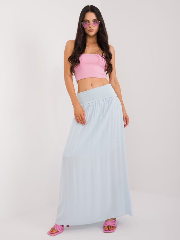 Och Bella Dámská sukně TW-SD-BI-82160.48 Barva: Modrá - světle, Velikost: M
