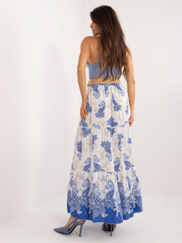 ITALY MODA Dámská sukně DHJ-SD-7640.28 Barva: Modrá - tmavě, Velikost: UNI